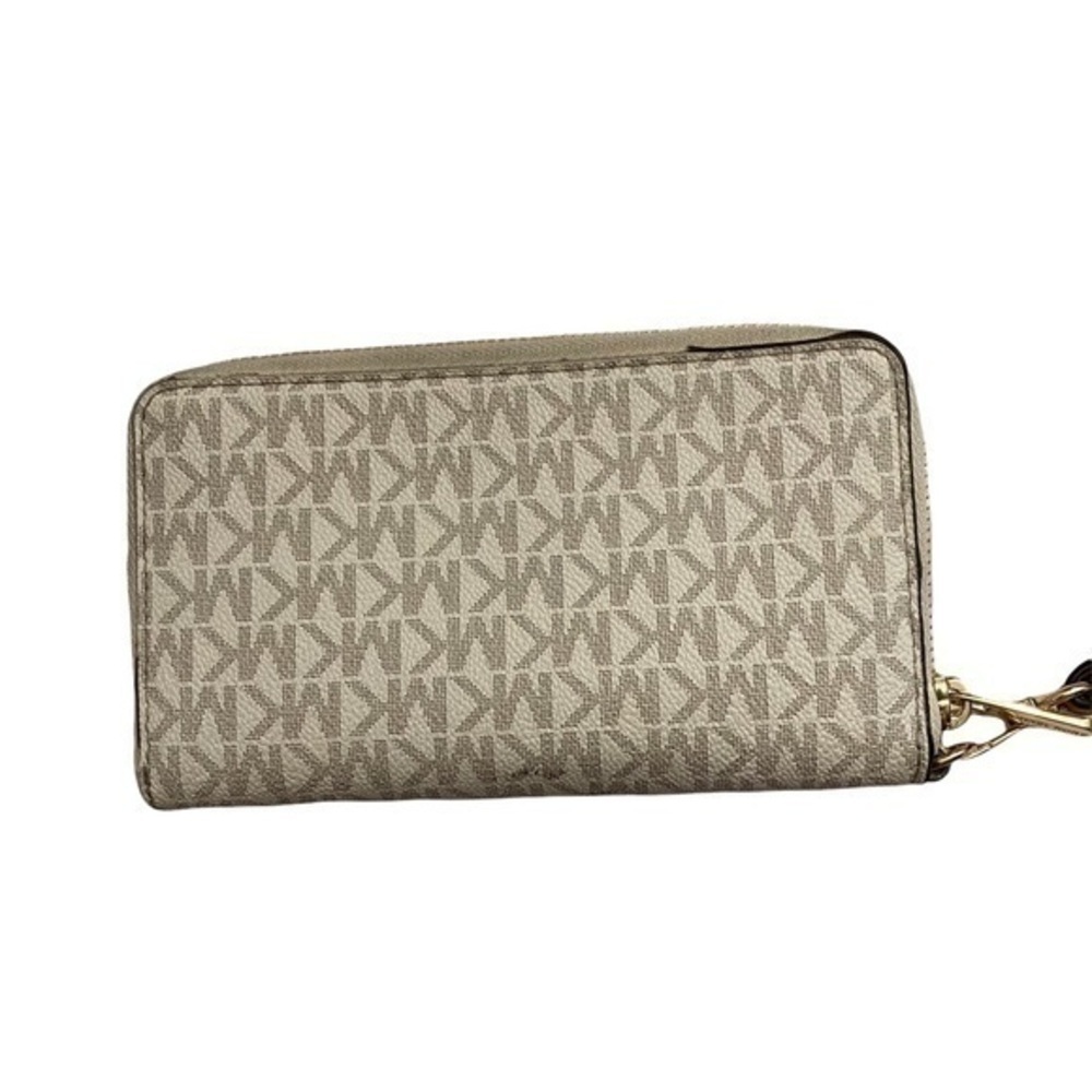 Michael kors white signature mk wristlet wallet clutch bag - Picture 5 of 16